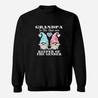 Grandpa Gender Reveal Keeper Of The Gender Sweatshirt - Seseable