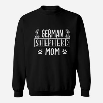 Graphic Dog Breed German Shepherd Mom Sweat Shirt - Seseable