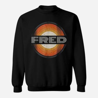 Graphic Fred Retro Vintage Sweat Shirt - Seseable