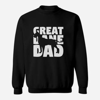 Great Dane Dad Dog Father Great Dane Gift Sweat Shirt - Seseable