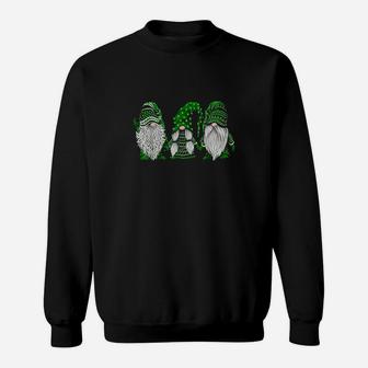 Green Sweater Gnome St Patrick's Day Irish Gnome Sweat Shirt - Seseable