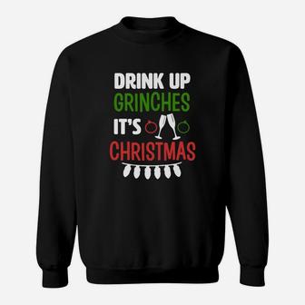 Grinch - Keep Calm And Grinch On Sweat Shirt - Seseable