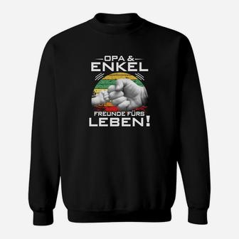 Großvater und Enkel Freundschafts-Sweatshirt, Verbundene Seelen für immer Tee - Seseable