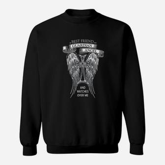 Guardian Best Friend Memorial, best friend birthday gifts, gifts for your best friend, gift for friend Sweat Shirt - Seseable