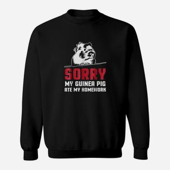 Guinea Pig Ate My Homework For Men Women Kids Sweat Shirt - Seseable