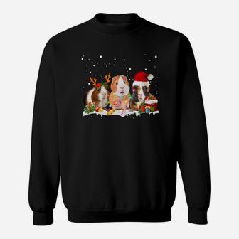Guinea Pig Santa Christmas Sweat Shirt - Seseable