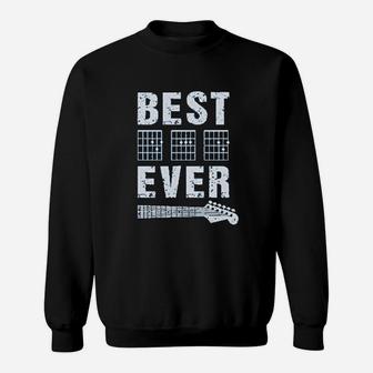 Guitarist Best Dad Ever Guitar Sweat Shirt - Seseable