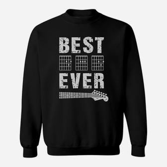 Guitarist Father Best Dad Ever D A D Chord Gifts Guitar Sweat Shirt - Seseable