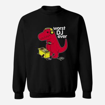 Guys Worst Dj Ever Dino Shirt T-shirt Sweat Shirt - Seseable