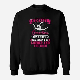 Gymnast Grandma Like A Normal Grandma But Cooler Sweatshirt - Seseable