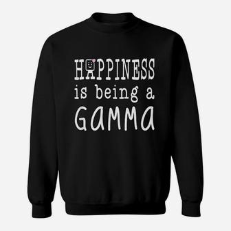 Happiness Is Being A Gamma Grandma Great Gifts Sweatshirt - Seseable