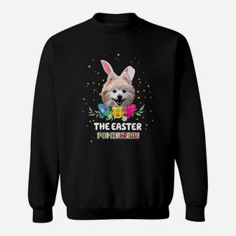 Happy Easter Cute Bunny Pomeranian Great Gift For Dog Lovers Sweat Shirt - Seseable