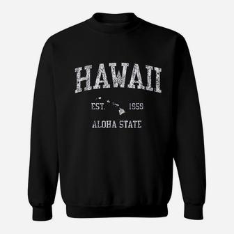 Hawaii Vintage Sports Sweat Shirt - Seseable