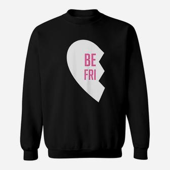 Hearts Best Friend Matching Bff Outfits, best friend gifts Sweat Shirt - Seseable