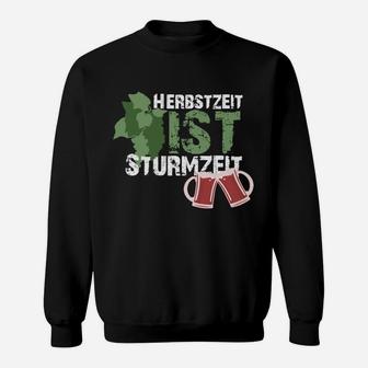 Herbstzeit Ist Sturmzeit Sweatshirt - Seseable