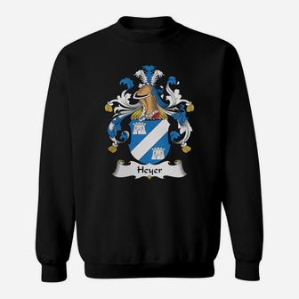 Heyer Family Crest German Family Crests Sweat Shirt | Seseable CA