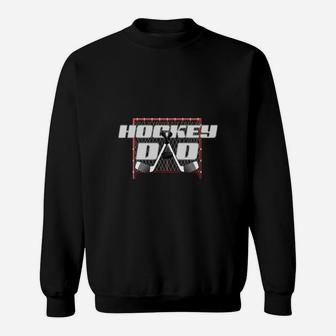 Hockey Dad With Net Sweat Shirt - Seseable