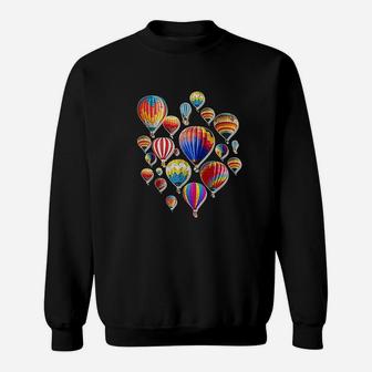 Hot Air Balloon Fly Ballooning Lover Perfect Fun Gift Idea Sweatshirt - Seseable