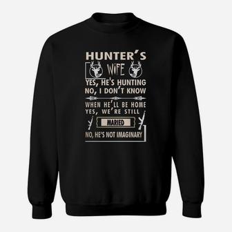 Hunters Wife T Shirt Hunting Shirt Sweat Shirt - Seseable