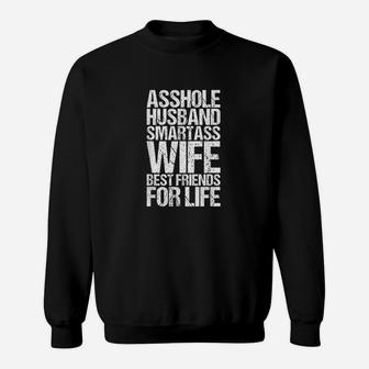 Husband And Wife Best Friend Life, best friend gifts Sweat Shirt - Seseable