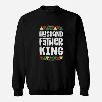 Husband Father King, best christmas gifts for dad Sweat Shirt - Seseable