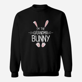 I Am The Grandma Bunny Gift Cute Matching Family Easter Sweat Shirt | Seseable UK