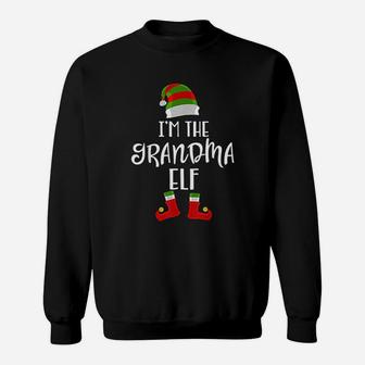 I Am The Grandma Elf Christmas Sweat Shirt | Seseable UK