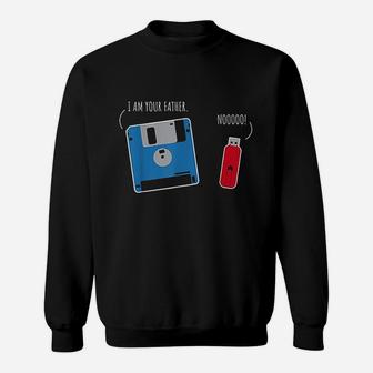 I Am Your Father Nooo Programming Conversation Sweat Shirt - Seseable
