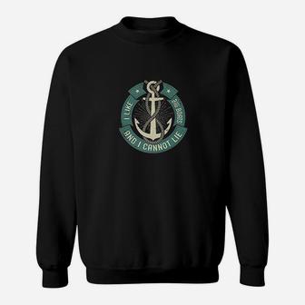 I Like Big Boats And I Cannot Lie Funny Cruise Saying Sweat Shirt - Seseable