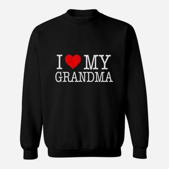 'i Love My Grandma' - Family Sweat Shirt - Seseable
