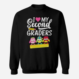 I Love My Second Graders Teachers End Of Year Gift Sweat Shirt - Seseable