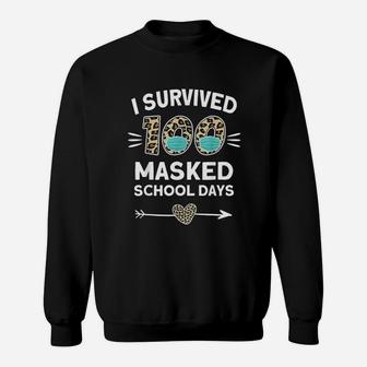 I Survived 100 School Days Funny 100th Day Of School Sweat Shirt - Seseable