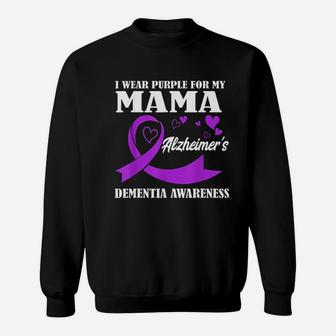 I Wear Purple For My Warrior Mama New Sweat Shirt - Seseable