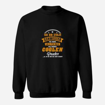 Ich Bin Stolze Schwester Bruder Sweatshirt - Seseable
