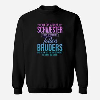 Ich Bin Stolze Schwester Sweatshirt - Seseable
