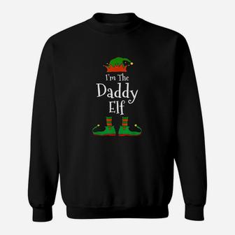 Im Daddy Elf Family Matching Funny Christmas Papa Gift Sweat Shirt - Seseable