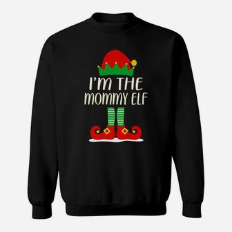 Im The Mommy Elf Matching Family Christmas Gift Sweat Shirt - Seseable