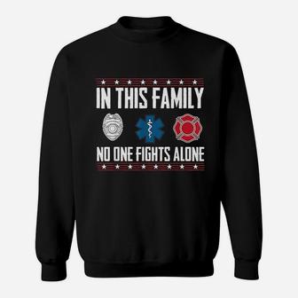 In This Family No One Fights Alone Sweat Shirt - Seseable