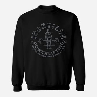 Ironville Vintage Deadlift Sweat Shirt - Seseable