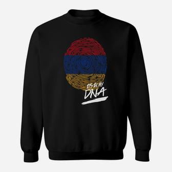 It Is In My Dna Armenia Baby Proud Country Flag Sweat Shirt - Seseable