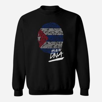 It Is In My Dna Cuba Baby Proud Country Flag Sweat Shirt - Seseable
