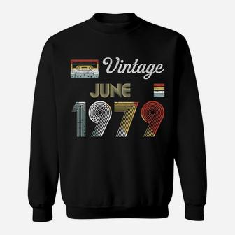 June 1979 Vintage Birthday Gifts Sweat Shirt - Seseable