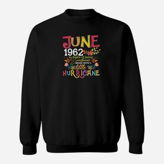 Juni 1962 Mädchen Sweatshirt, Lustiges 59. Geburtstags Outfit - Seseable