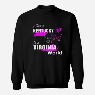 Kentucky Girl In Virginia Shirts Kentucky Girl Tshirt,virginia Girl T-shirt,virginia Girl Tshirt,kentucky Girl In Virginia Shirts,virginia Hoodie, Virginia Tshirt Sweatshirt | Seseable UK