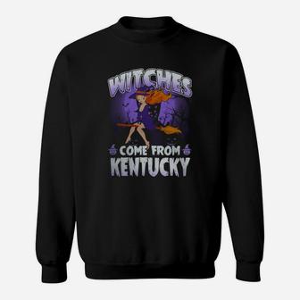 Kentucky Halloween Shirts Witches Come From Kentucky Halloween Sweat Shirt - Seseable