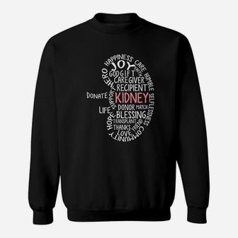 Kidney Transplant Donor Donate Surgery Recovery Gifts Sweat Shirt - Seseable