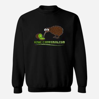 Kiwi Bird T-shirt - Kiwi Cannibalism Sweat Shirt - Seseable