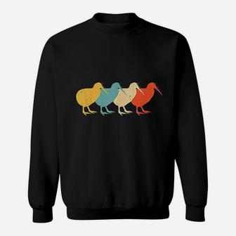 Kiwi Vintage Retro Bird Animal Lover 60s 70s Gift Sweat Shirt - Seseable