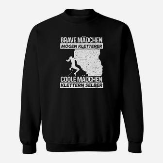 Klettern Coole Mädchen Klettern Selber Geschenk Sweatshirt - Seseable