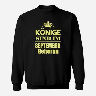 Könige Sind Im September Geboren Sweatshirt - Seseable